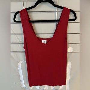 Cabi Busy Tank in Firebrick, size Medium.